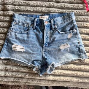 Madewell Relaxed Denim Shorts- 30" Waist